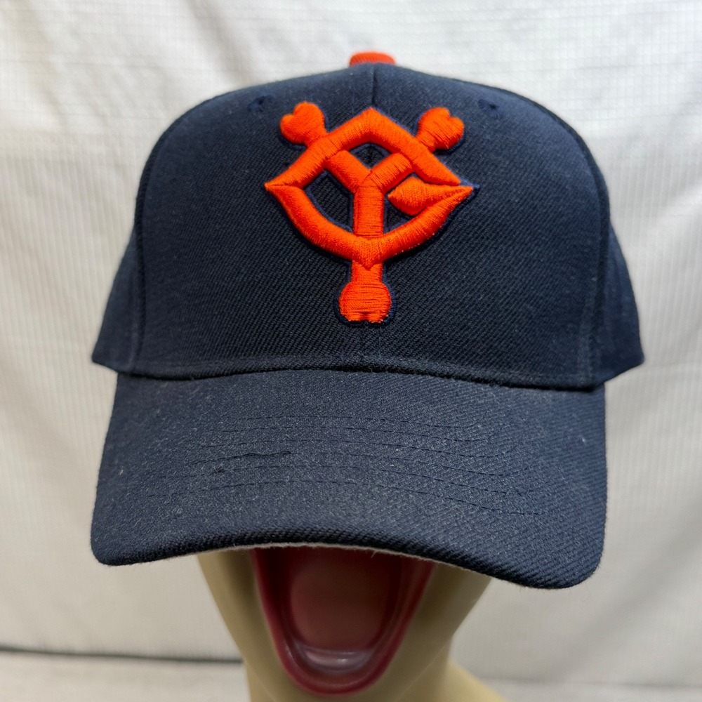 Yomiuri Giants Baseball Cap Men OS Navy Blue Orange Embroidered Japan NPB Hat